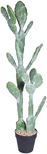 Рувенус Вештачки Кактус 3ft(36) Високи Лажни Големи Растенија Од Кактус Вештачки Кактуси Сагуаро Со Жардиниера За Внатрешна Домашна Канцеларија