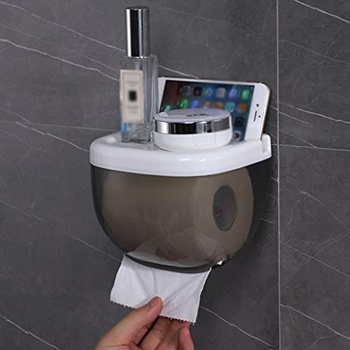 Нердох бања водоотпорен држач за тоалетна хартија за складирање на мобилни телефони