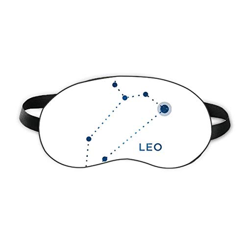 Leo Constellation Sign Zodiac Sleep Shield Shield Shield Soft Night Blindfold Shade Cover