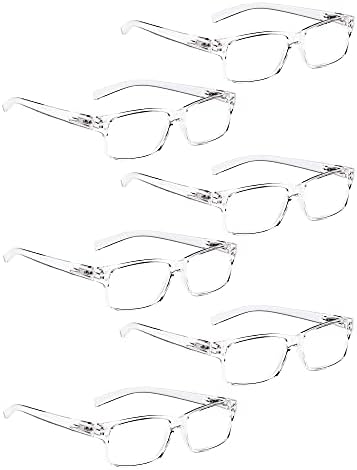 ЛУР 6 Пакувања Јасни Очила За Читање + 3 Пакувања Метални Очила За Читање