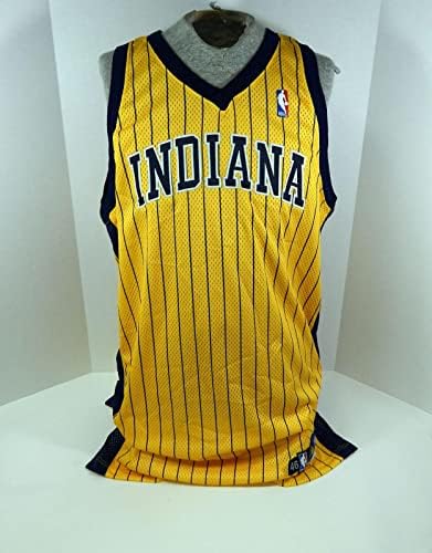 2004-05 Индиана Пејсерс празна игра издаде златен дрес 46 DP31847 - НБА игра користена
