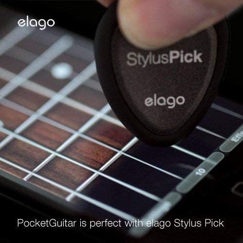 Изберете мулти-употреба на гитара на Elalo Stylus со микро-влакна подлога за iPhone, iPad и iPod Touch, Galaxy Tab