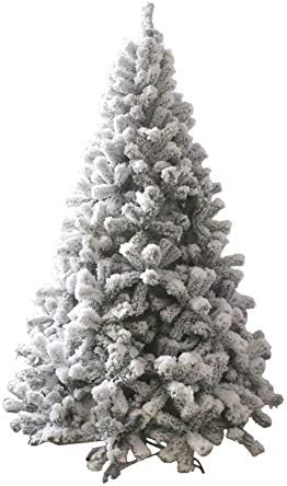 Вештачко новогодишно дрво DLPY, со нашот снег Премиум ПРЕМИЕ ЗЕЛЕНА Еко-пријателско Божиќно дрво за украси за празници затворено-4ft