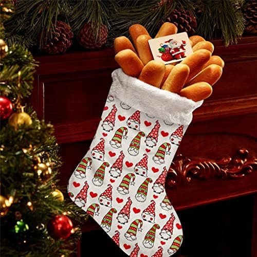 WXBDD Божиќ loveубов Божиќни чорапи Нова Година Подароци Кенди Кенди Божиќни украси за домашни Божиќни виси украси