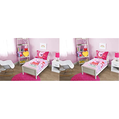 Peppa Pig - Биди убав и kindубезен 4 компјутерски кревет за деца, розова