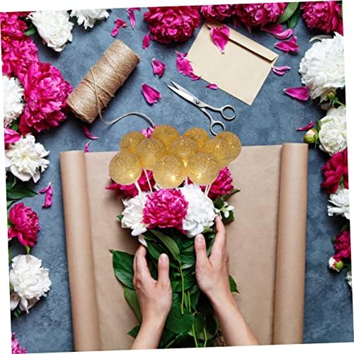 JOJOFUNY 1PC BALL LIGHT WINDION DERECOR LED декор цвет вазни декоративни розови подароци свадба букети пластични цвеќиња светла светлина за