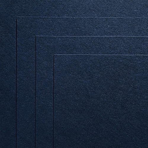 Ноќна сина/темно сина хартија за картони - 12 x 12 инчи Премиум 100 lb. Покријте од - 25 листови од магацин со картони
