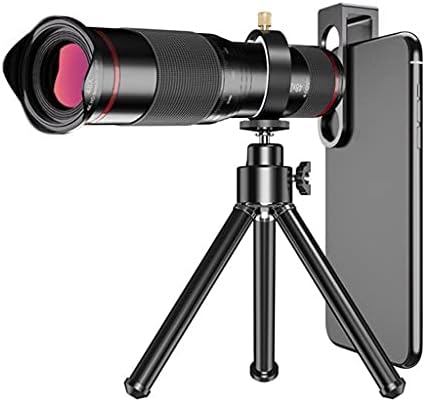Слатиом 48X Оптички телескоп Телефото леќи клип за мобилна мобилна камера со селфи статив