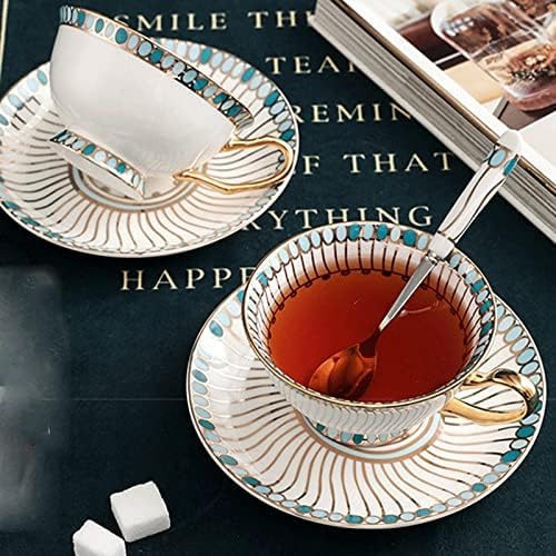 Wjccy злато насликана коска Кина кафе сет порцелански чај постави керамички сад со шеќер чаша чајник млеко бокал чаша чаша чаша сет