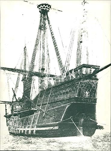 Гроздобер фотографија на бродот Кристофер Колумбос „Санта Марија“