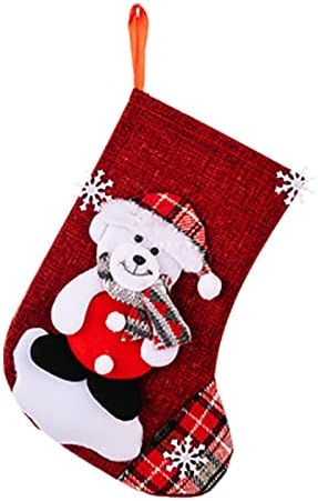 Зимски Декоративен Венец Големи Чорапи Бонбони Чорапи Божиќни Украси Домашен Празник Божиќни Украси За Забави Велигденски Јајца Големи