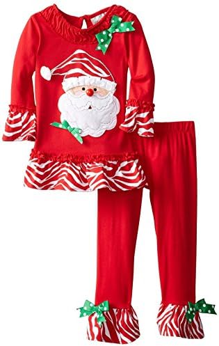 Ммбеути Девојки 2 парчиња Долги Пижами Комплет За Спиење Божиќна Домашна Облека Црвена