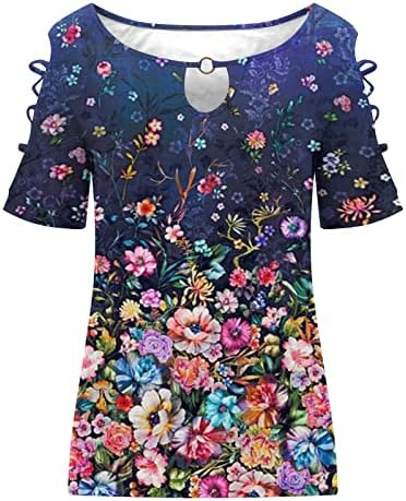Маичка за блуза за девојки лето есен памучен ракав памучен екипаж вратот на вратот графички лабав вклопна смешна бранч бренд блуза