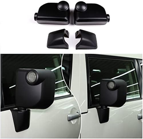 Покрив за задниот поглед на вратата Компатибилен со Toyota FJ Cruiser 2007-2021, ABS надворешниот страничен поглед на огледалото, капакот