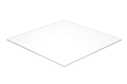 ФАЛКЕН ДИЗАЈН АКРИЛИЧКИ ПЛЕКСИГЛАСС ЛЕСНИЦИ, бел непроирен, 24 x 36 x 1/8 -Falken Design-Acrylic-WT3015-1/8-2436