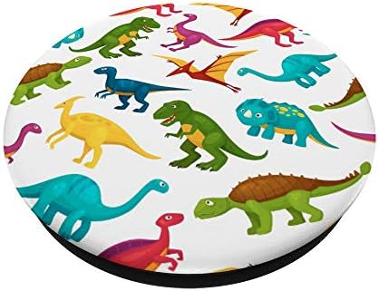 Симпатични диносауруси и носорози - Дино подарок за деца PopSockets PopGrip: Заменлива зафат за телефони и таблети