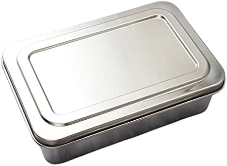 Генерички сад со храна од не'рѓосувачки челик метална пикник кутија бенто кутија за контејнери за закуска закуска контејнери