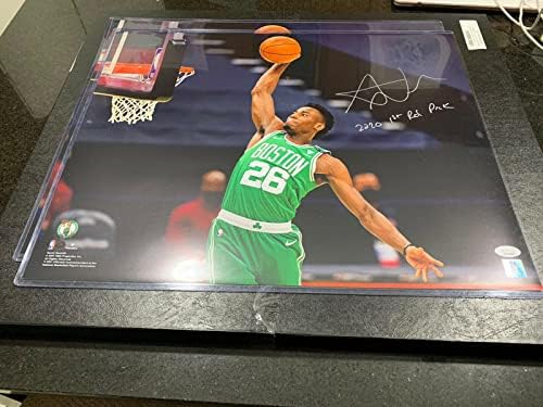 Арон Несмит автограмираше потпишан 16x20 Фото Бостон Селтикс ЈСА Коа - Автограмирани НБА фотографии
