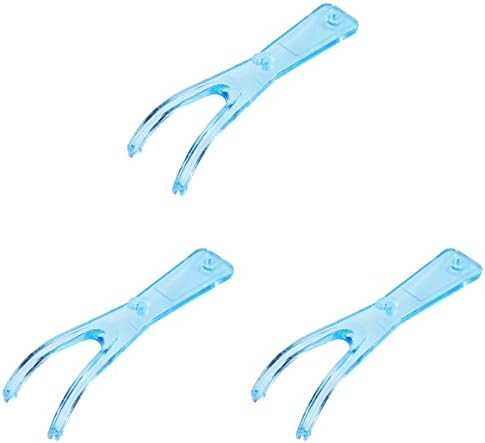 Хемотон 3 парчиња држач за држач за заби на стоматолошки конец за еднократно замена на рачката на конецот Постигнете ги главите за полнење