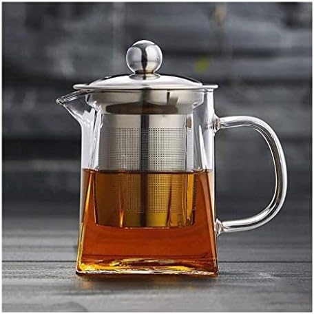 Котел чајник стаклен меур филтер за чајник со чај со чај со чај од чај од чај од чај со висока температура