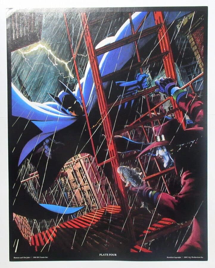 ① Портфолиото На Бетмен 1 Маршал Роџерс 1981 Целосна Боја Запечатени Џокер Ретки