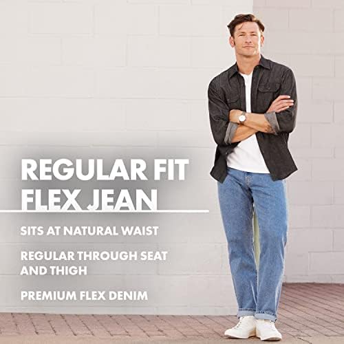 Wrangler автентика машка класична 5-џеб редовна фит флекс Jeanан