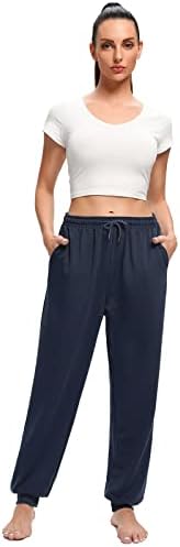 Кулаии, женски високи половини јога џемпери летни брзи суви обични панталони со лесни џогери со атлетски панталони