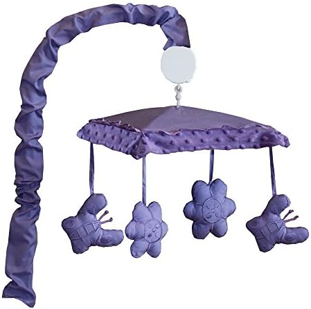 Babyfad Minky Purple 9 Piece Baby Crib Beardding Setter