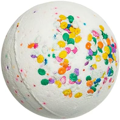 Fizz & Bubble Premium Навлажнувачки занаетчиски бања бомби за возрасни, жени, деца и подароци - роденденска торта