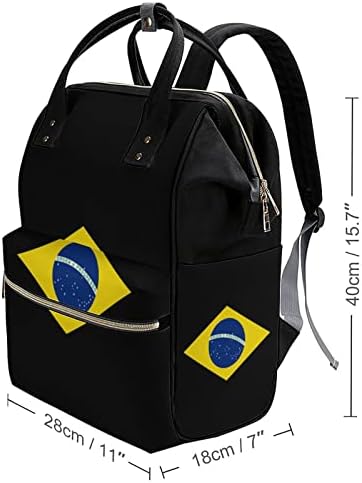 Бразилска Торба За Пелени Ранец Водоотпорна Мама Торба Ранец Со Голем Капацитет
