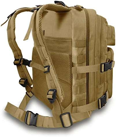 Сидумшин тактички ранец 3-дневен воен напад пакет, мол лов тактичка опрема жолта