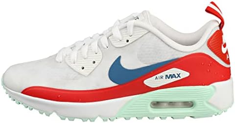 Nike Air Max 90 g NGR U22 Mens Mase Trainers во бело сино црвено - 11 САД