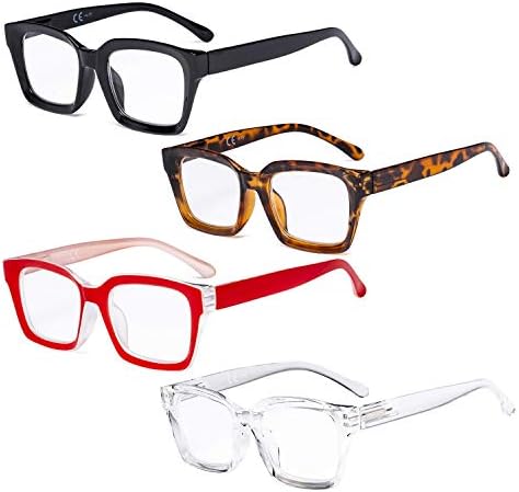 Eyekepper Заштедете 10% на 5 пакувања жени ретро преголеми очила за читање и 4 пакувања дами преголеми читатели на плоштад дизајн +2,75
