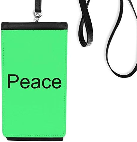 Мировен збор инспиративен цитат изреки телефонски паричник чанта што виси мобилна торбичка црн џеб