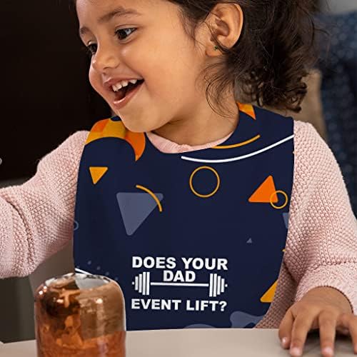 Дали татко ти дури и крева биб за бебиња - Текст Дизајн на бебешки биб за хранење бебе - Смешни Библи за јадење