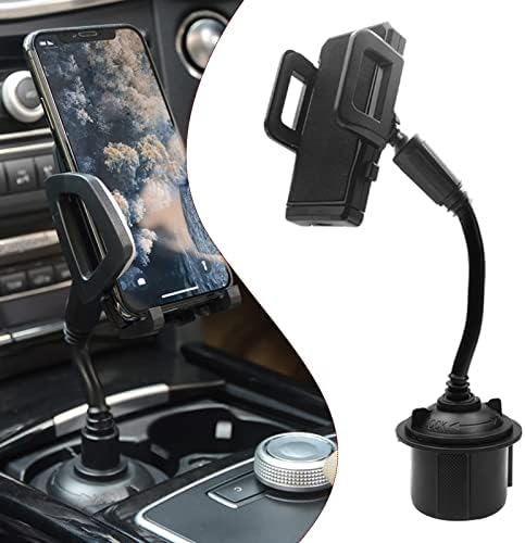 Quicto Coar Cup Holder Mount, Universal Extendable Cup Base Tephner The The The Car Truck, компатибилен со iPhone 13 12 11 Pro