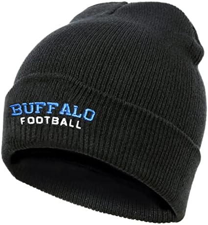 Баерс Далас ја изведе капачето за мажи за мажи, фудбалски обожаватели зимски топли плетени капи, мека капаче за череп со череп