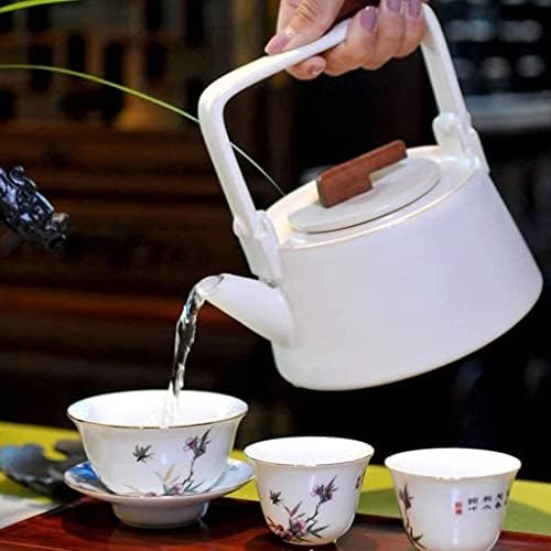 Чај со керамички чај со чај со голема тенџере со керамика со отпорна на топлина чајничка чајник чајници