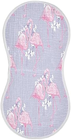 Фладиш Фламингос Модел 22 * ​​11 инчи памучни крпа за бебиња меки и апсорбираат крпа за новитеби на новороденчиња 4 парчиња