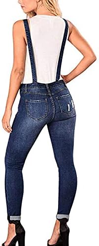 Seryu Tranksuit женски копчиња со патент џеб фармерки, случајни тексас секси поставени врвови на панталони костум
