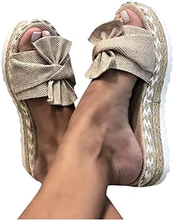 Гибоби сандали за жени фустани лак рамна удобна платформа Сандал клин чевли мода лето плажа за патувања на плажа