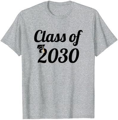 Класа од 2030 година кошула растат со мене маица со кошула