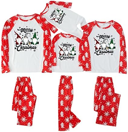Семејни облеки Слики за ноќна облека за возрасни деца, сет на фестивали PJS, Божиќни пижами за средини