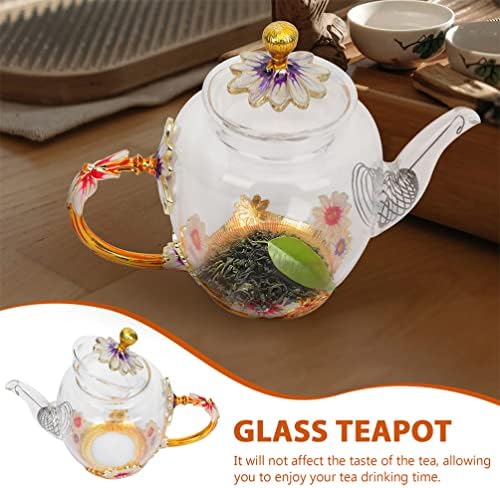 Зеродеко стакло чајник стакло чајник чај чај сад со инфузер: чај котел вода леден чај стомна вода чајник за ладна вода пијалоци чаша чај котел