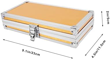 Зеродеко метална алатка кутија шминка за складирање кутија кутија алатки алатки за алатки алатки за складирање кутија за складирање преносна