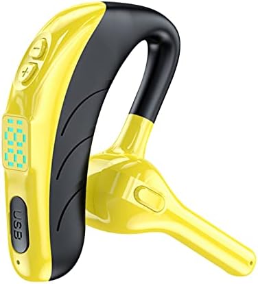 Слушалница за единечни уши XUNION со MIC Bluetooth 5.2 LED на слушалки LED дисплеј водоотпорен слушалки безжични слушалки EU2