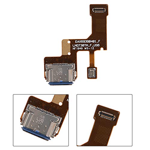 USB Приклучок За Полнење Flex Кабел Замена За LG Stylo 6 Q730 Q730AM Q730TM Q730NM Со Алатки