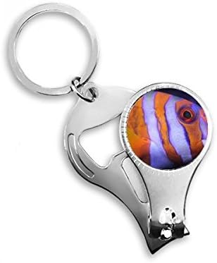 Морски организам тропска риба животински нокти прстен прстен клуч за шишиња со шише со шише