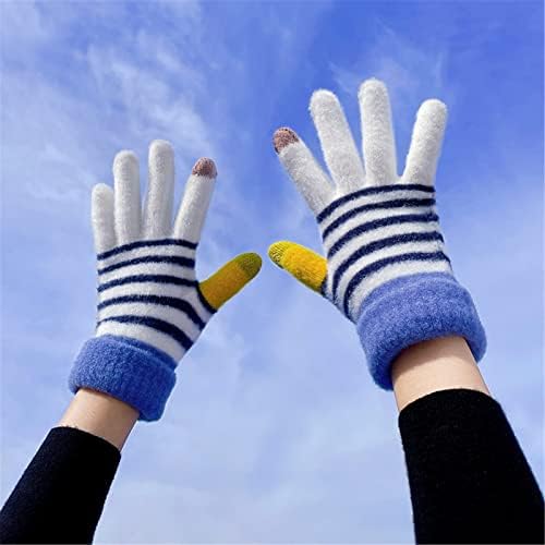 QVKARW руно термички дами ракавици на допир на допир на допир на допир на допир на допир на допир на допир на допир на допир на допир на допир