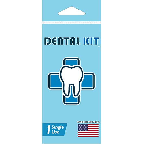 Potty Pack Dental Kit Single Single Askitable Comp со четка за заби, паста за заби, забен конец и избори за заби со вкус на нане - 1 единица